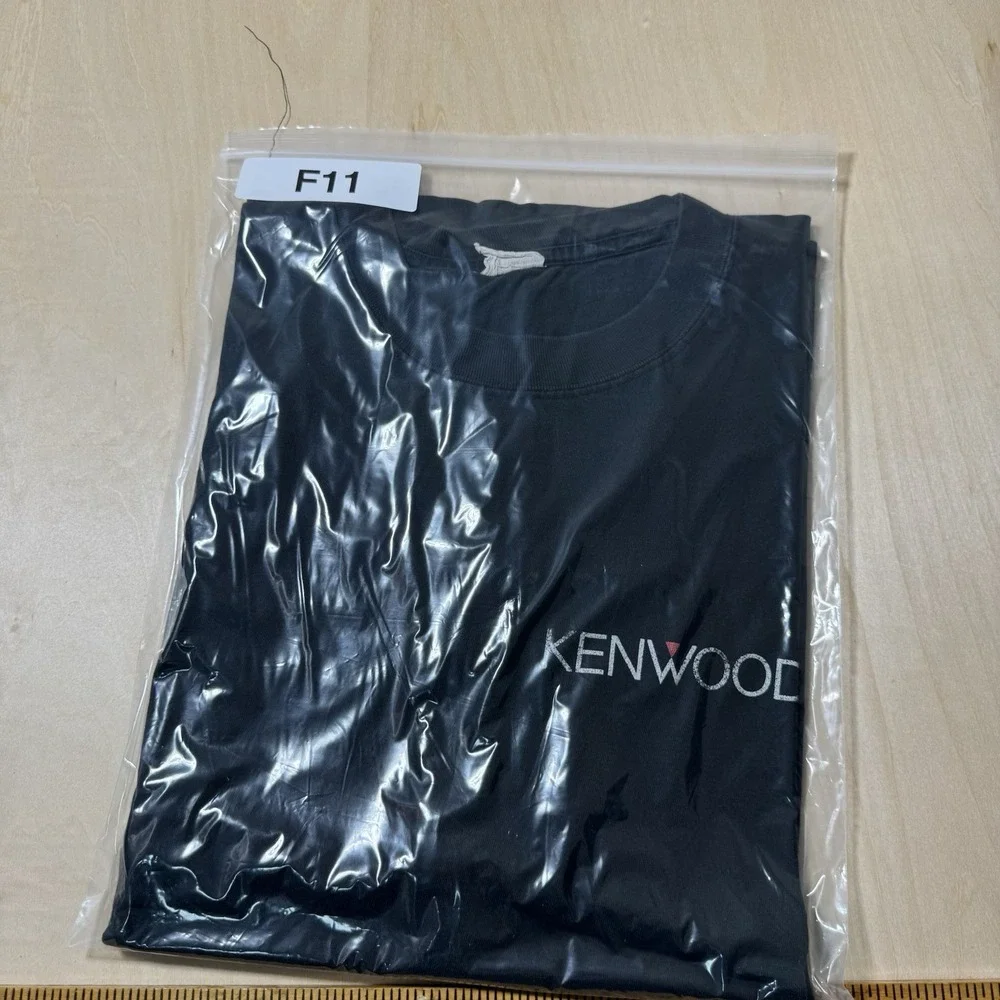 Kenwood‎ Car Audio Shirt Black Short Sleeve Cotton Men's XL